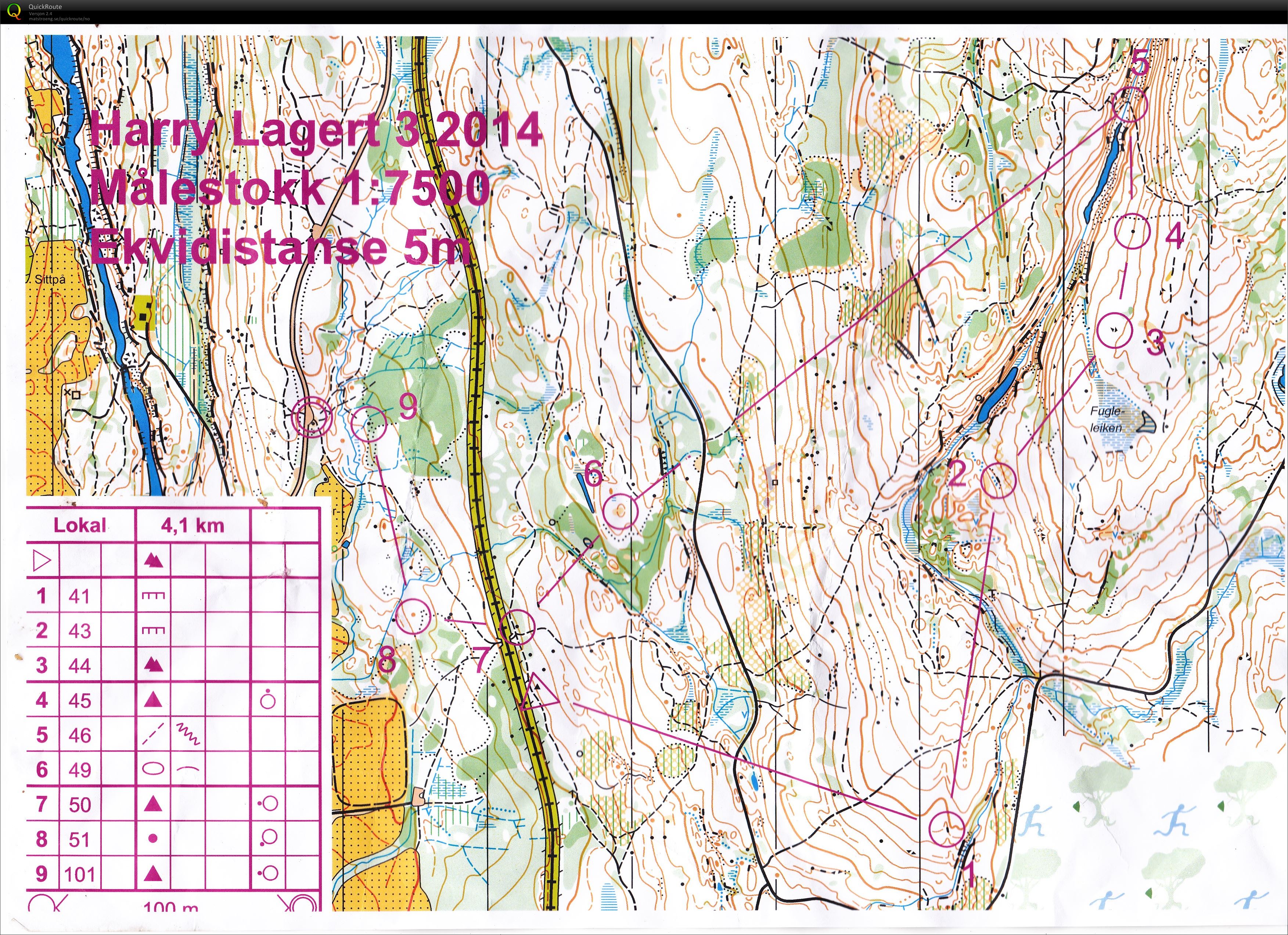 Harry Lagert 15.10.2014 C-løypa (15/10/2014)