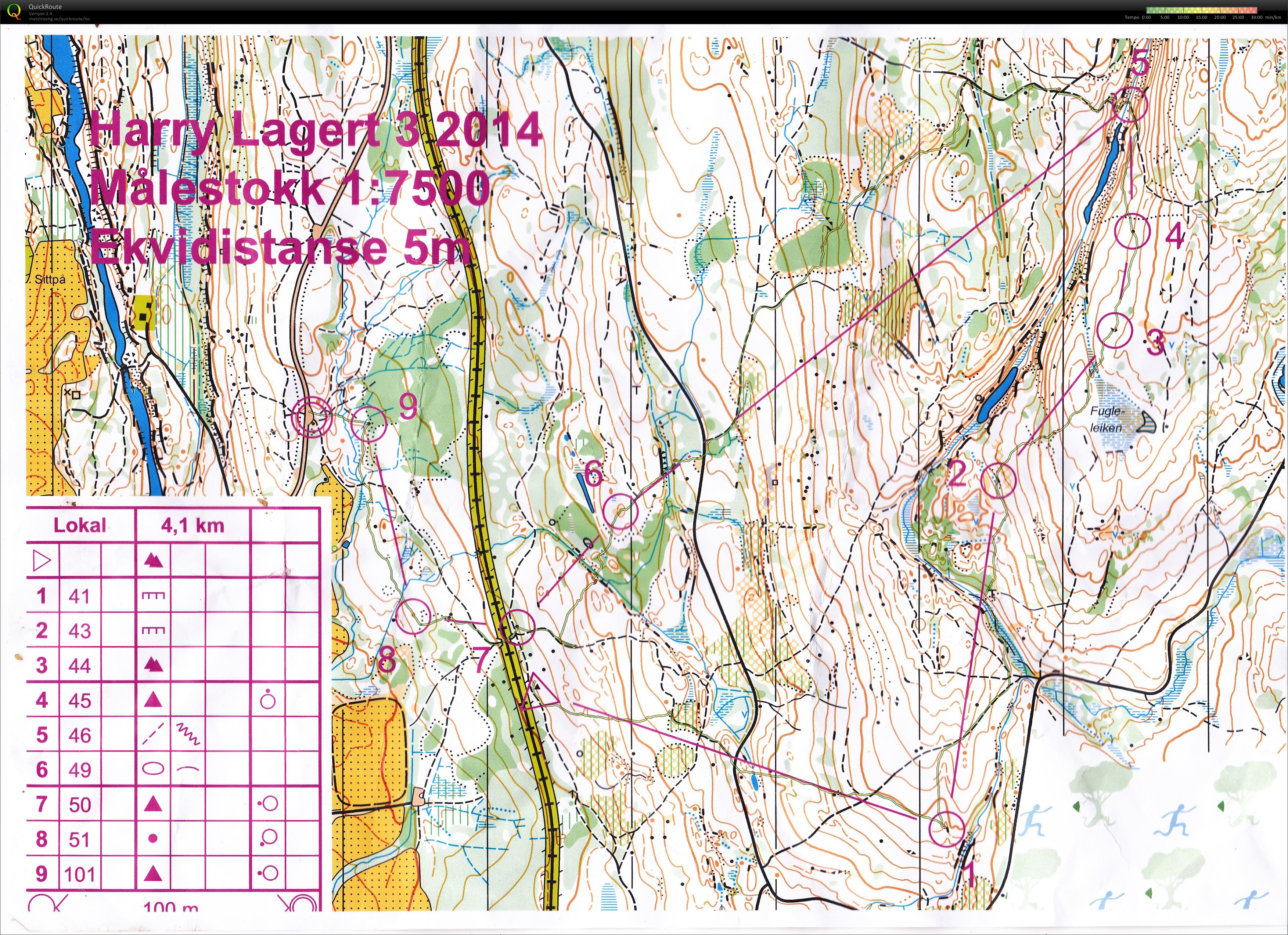 Harry Lagert 15.10.2014 C-løypa (2014-10-15)