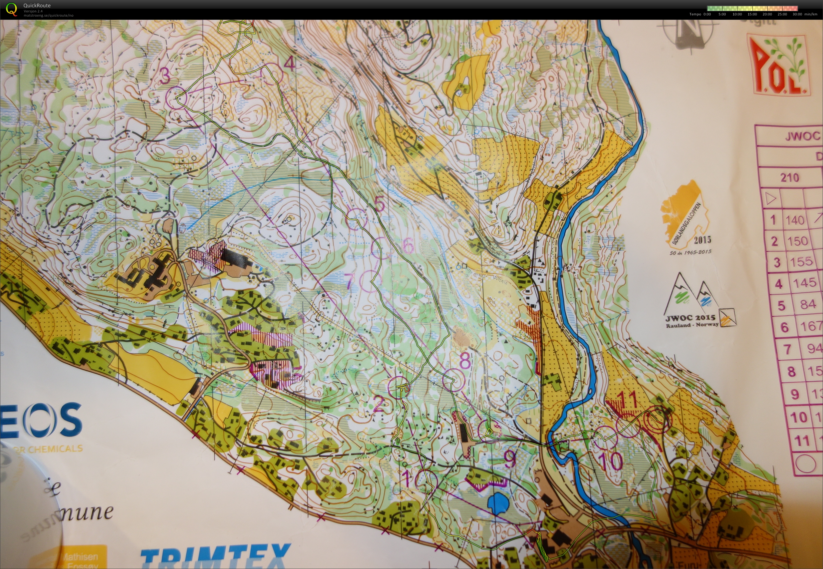 Sørlandsgaloppen 2015 løp 2 (mellomdistanse) (2015-07-05)