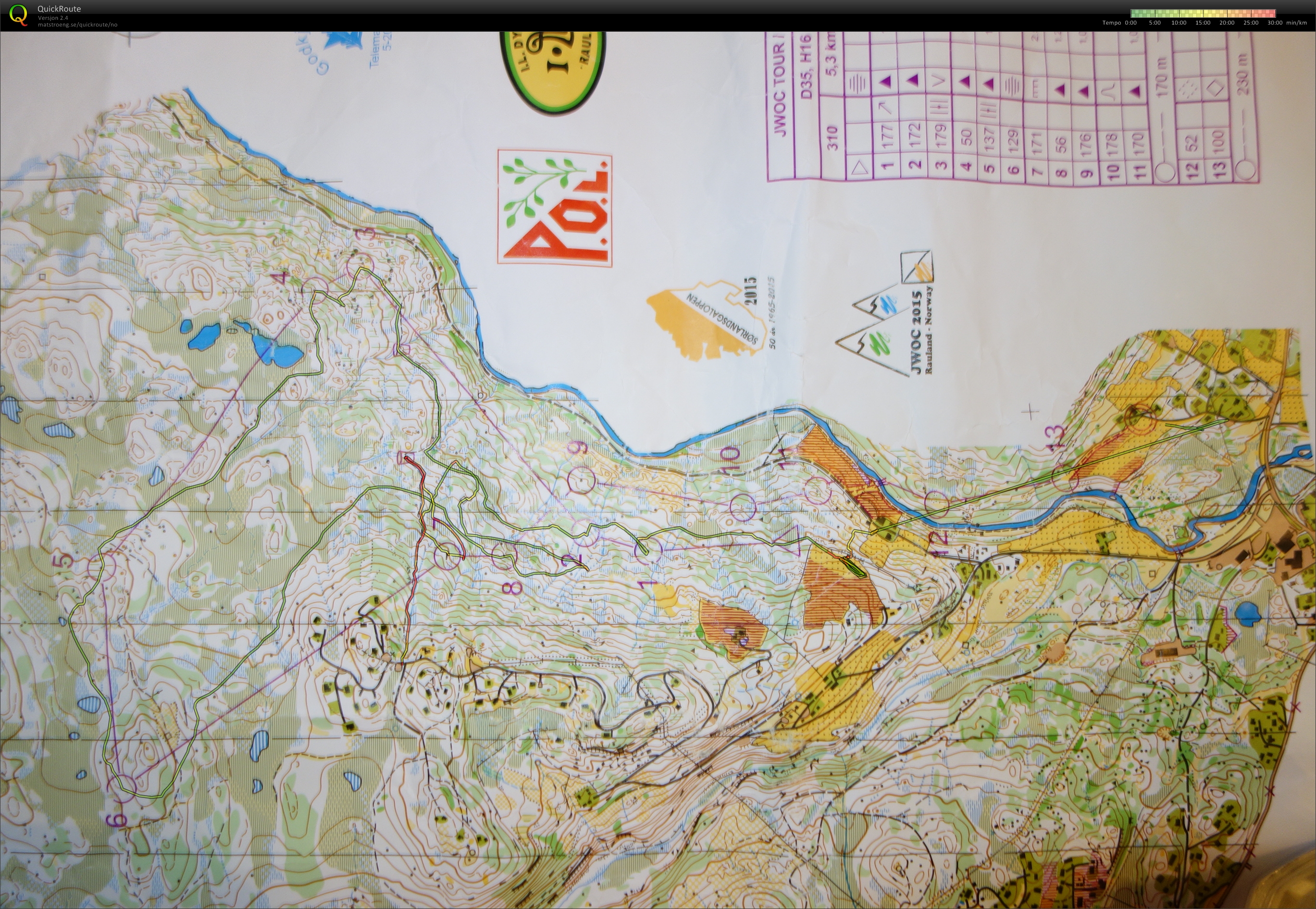 Sørlandsgaloppen 2015 løp 3 (Langdistanse) Brutt (2015-07-06)