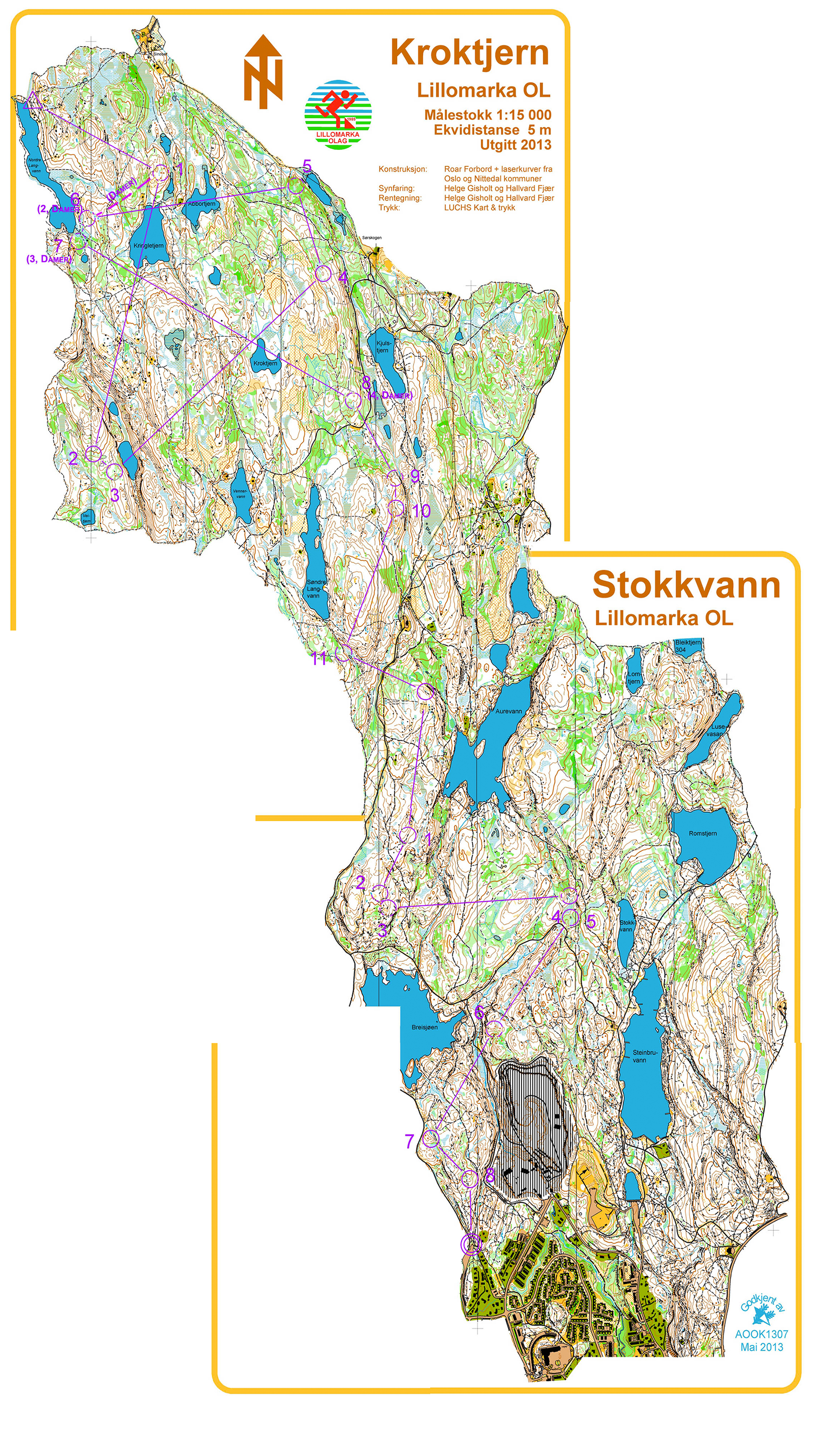 Langtur i Lillomarka (2013-11-10)