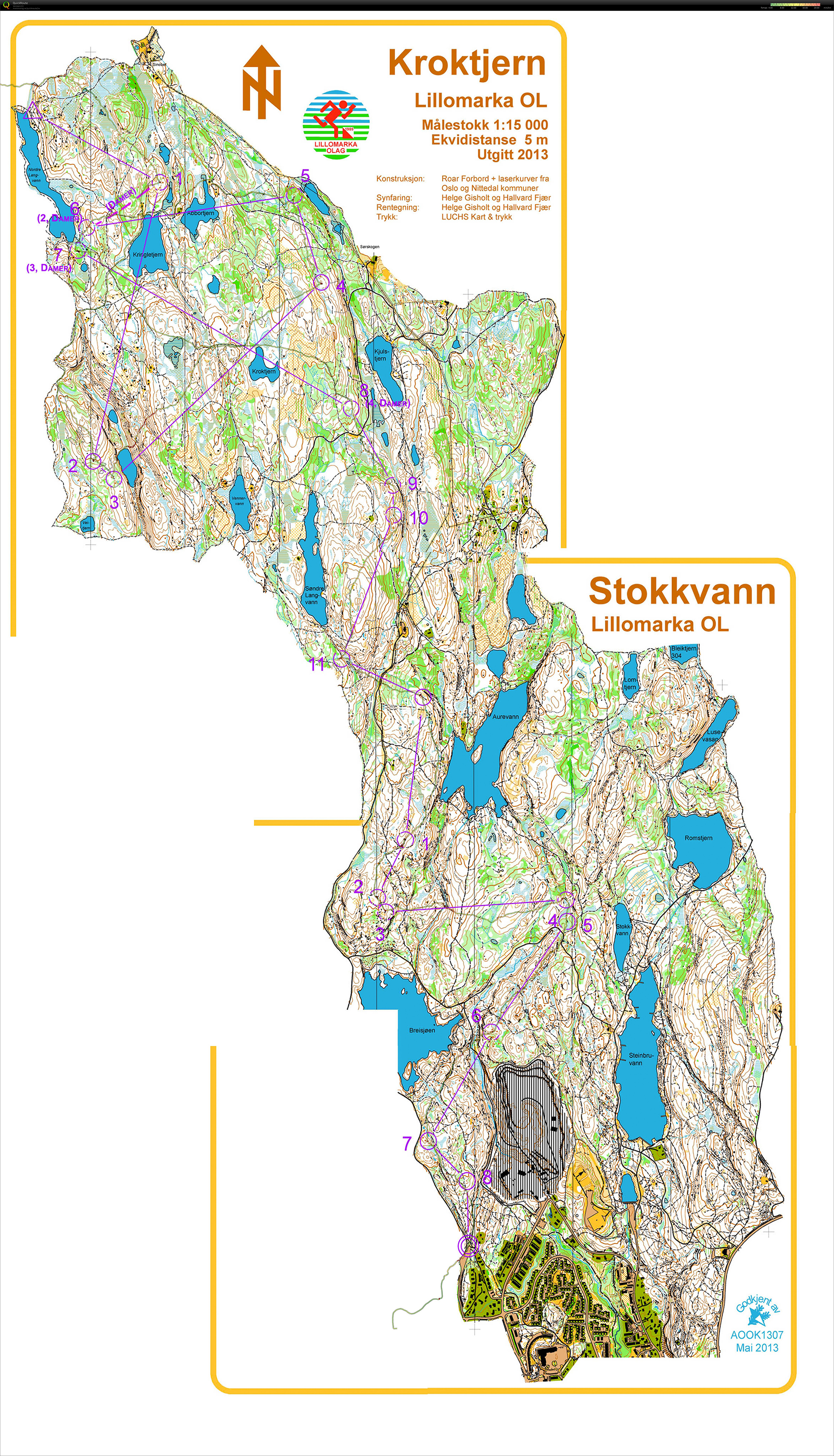 Langtur i Lillomarka (2013-11-10)