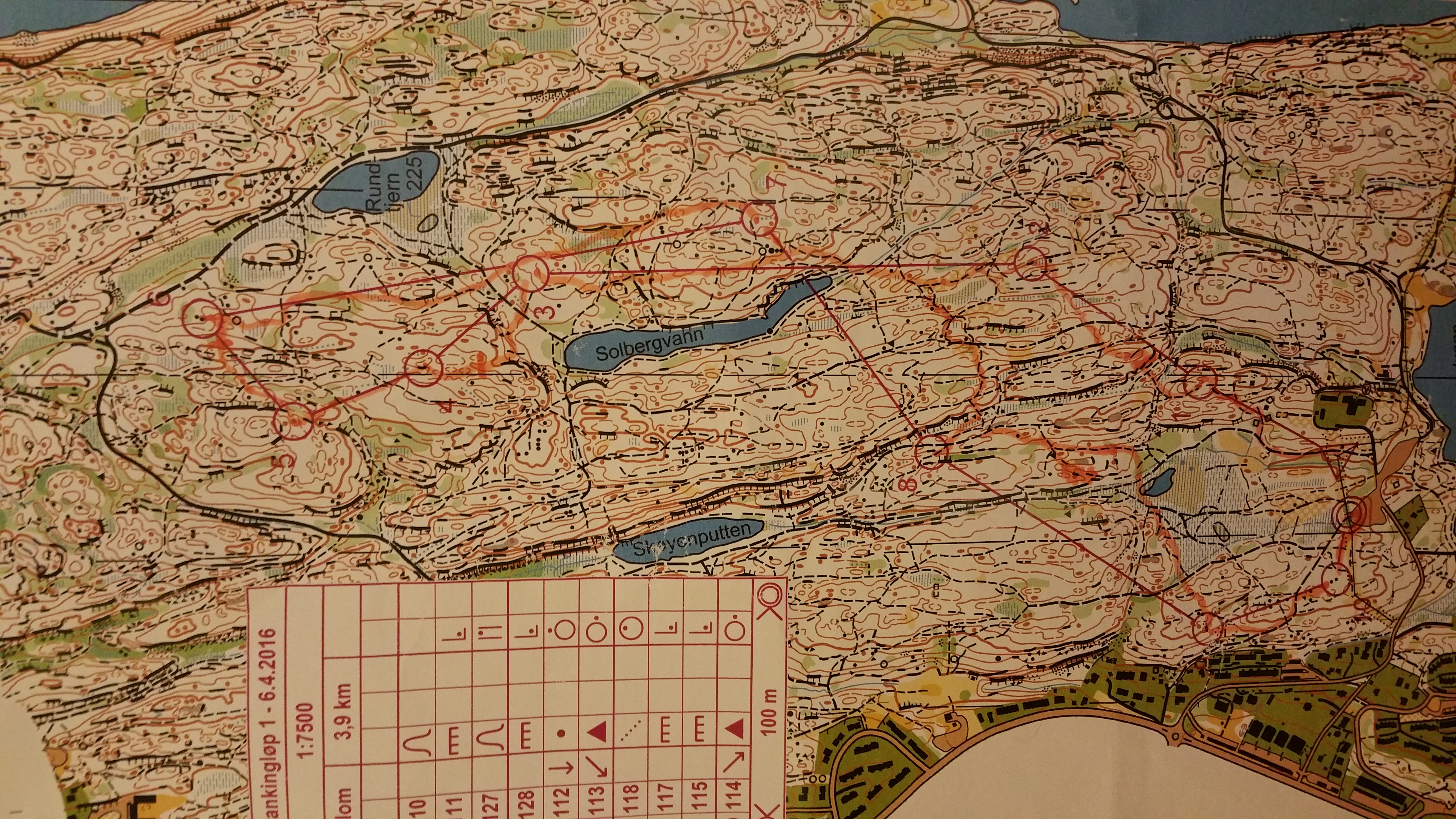 Geoform løp 2  (05/04/2016)