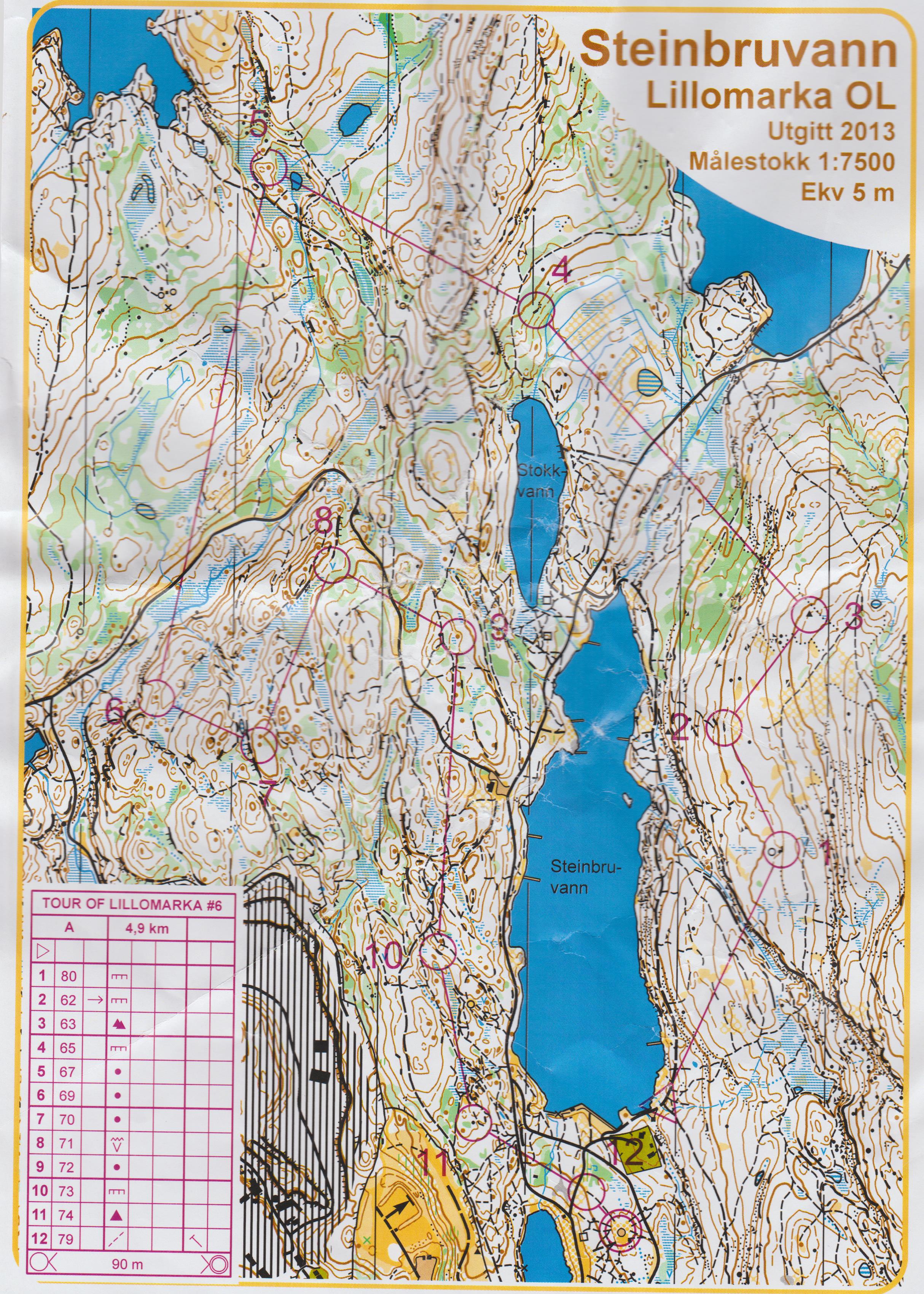 Tour of lillomarka løp 6 (09-05-2016)