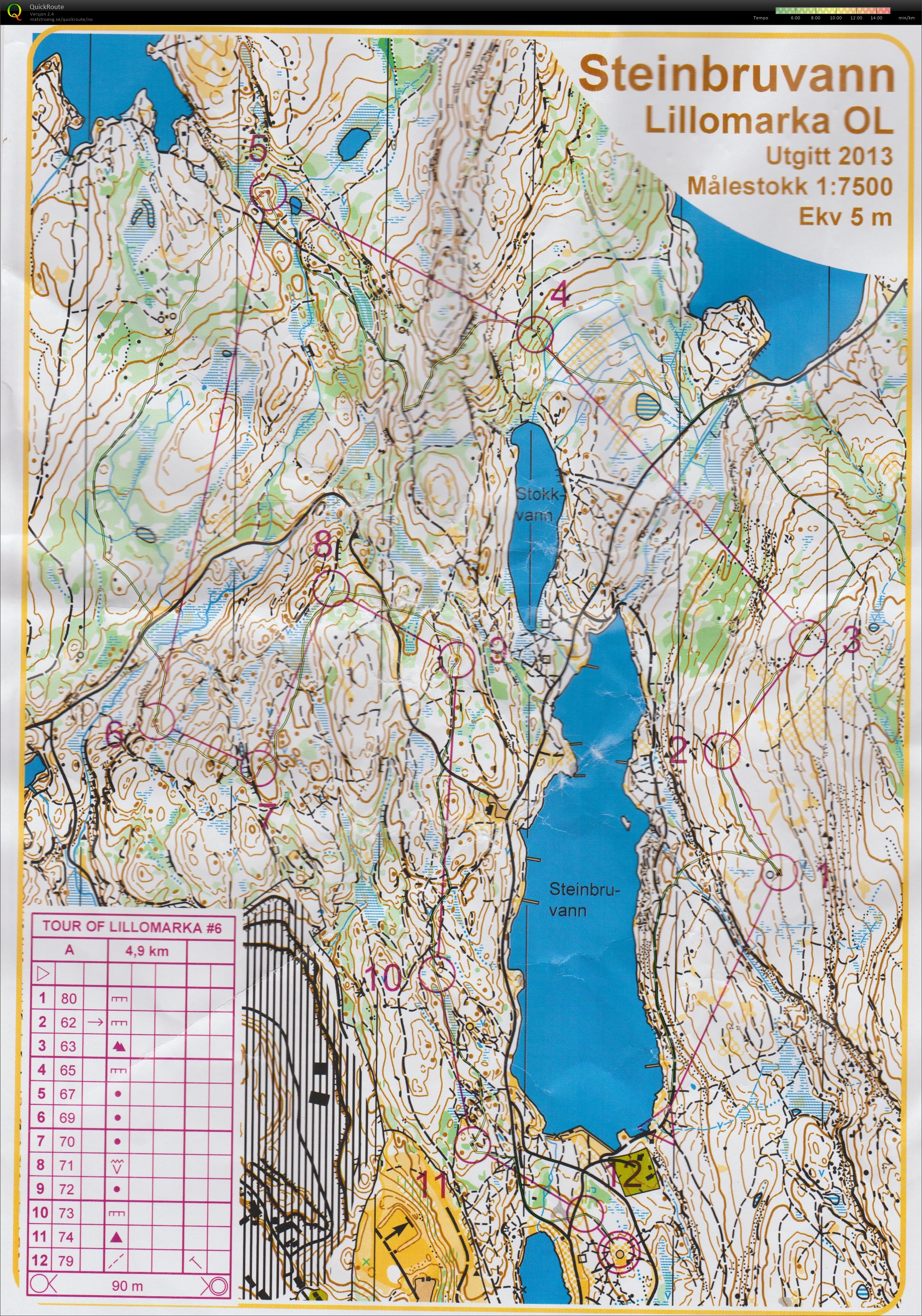 Tour of lillomarka løp 6 (09-05-2016)