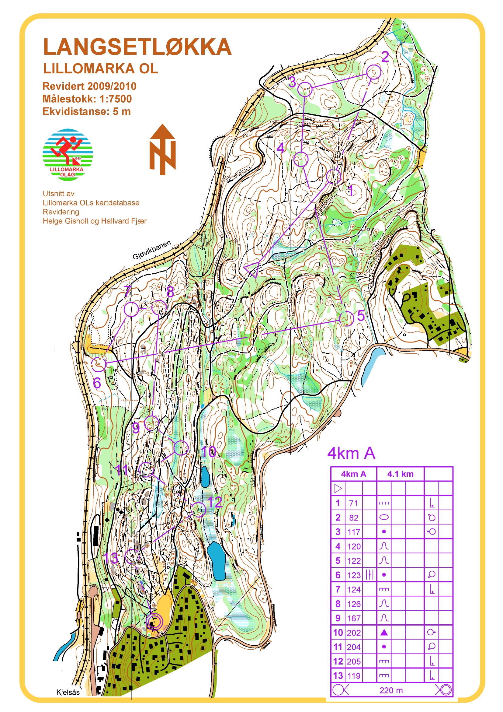 Tour of Lillomarka by Night – løp 2 (18.11.2013)