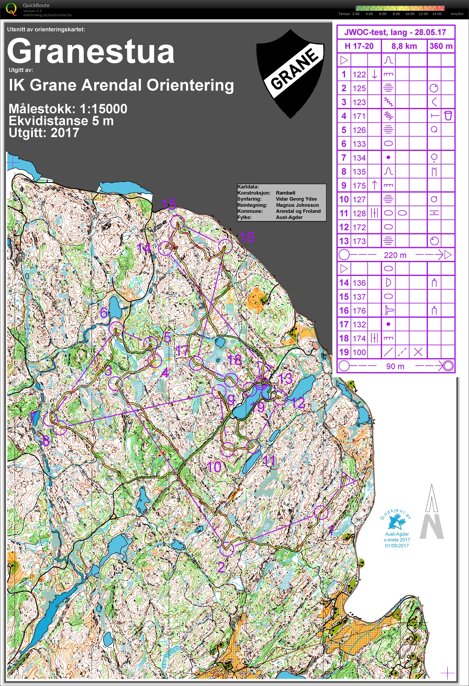 JWOC testløp Lang (2017-05-28)