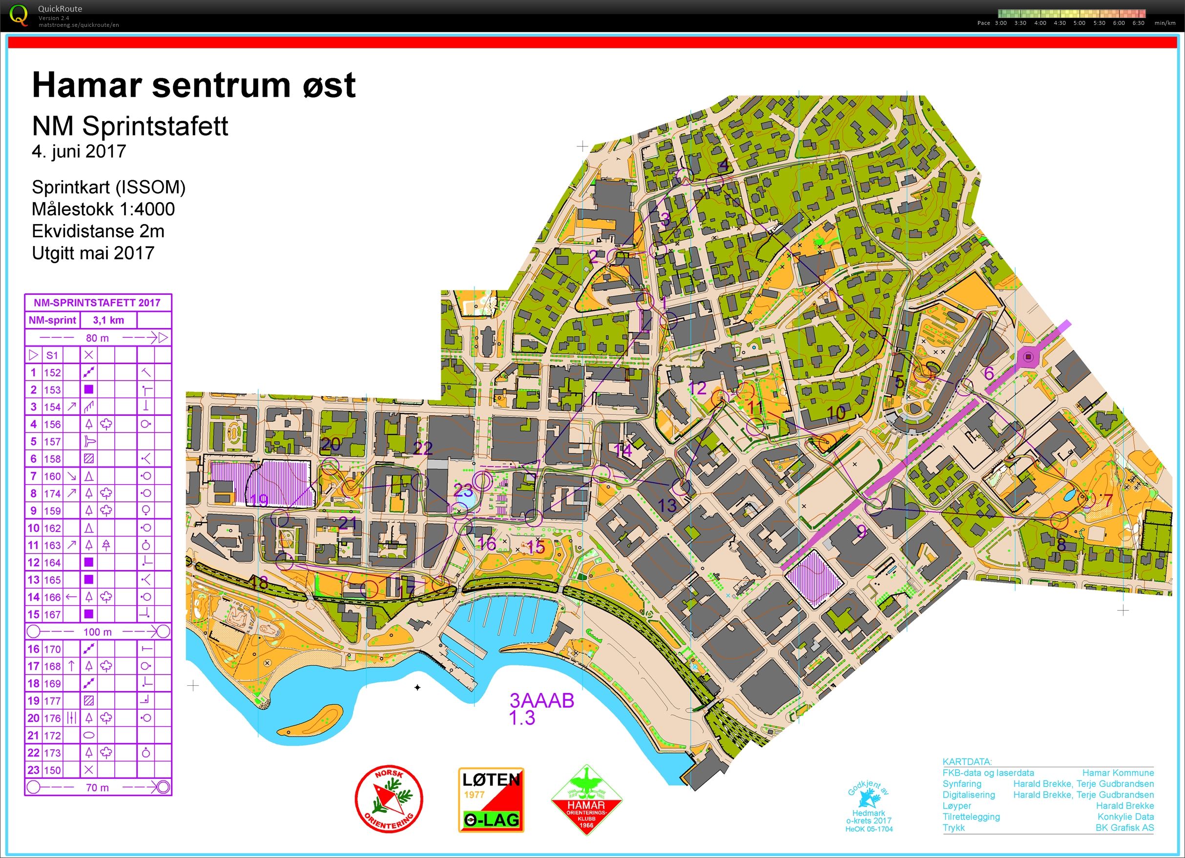 NM-Sprint Stafett (03.06.2017)