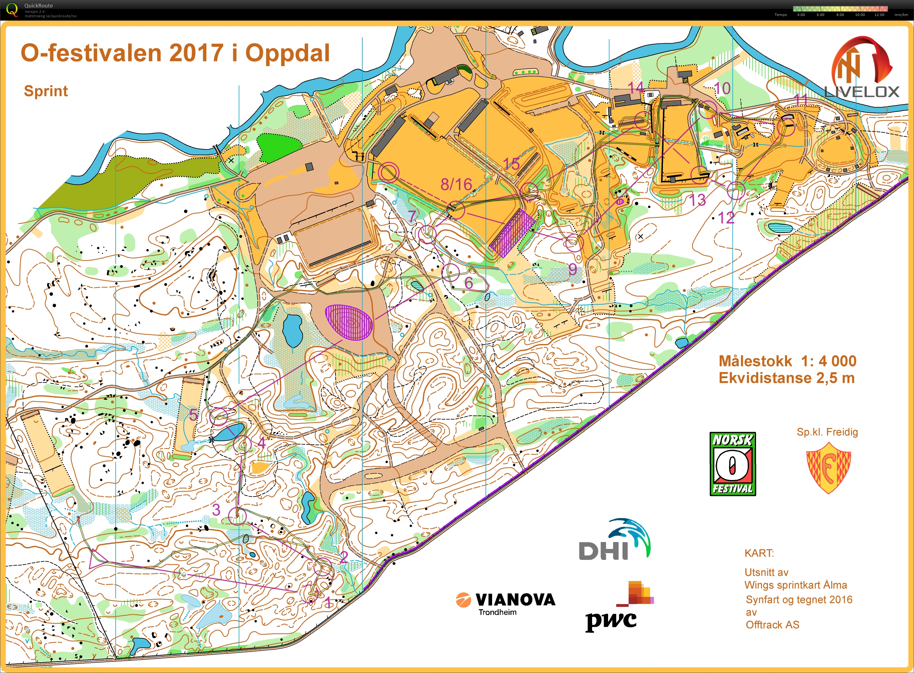 O-festivalen sprint 2017 (22/07/2017)