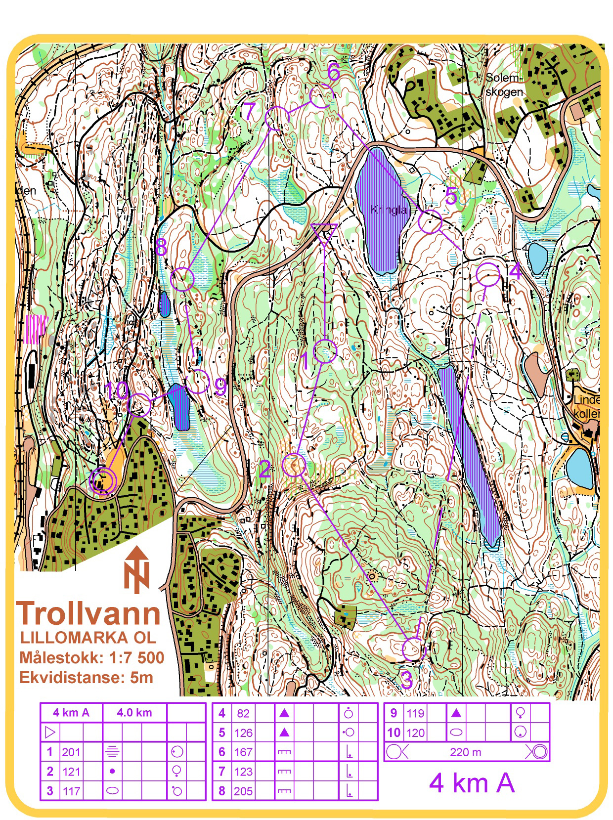 Tour of Lillomarka by Night – løp 3 (2013-11-25)