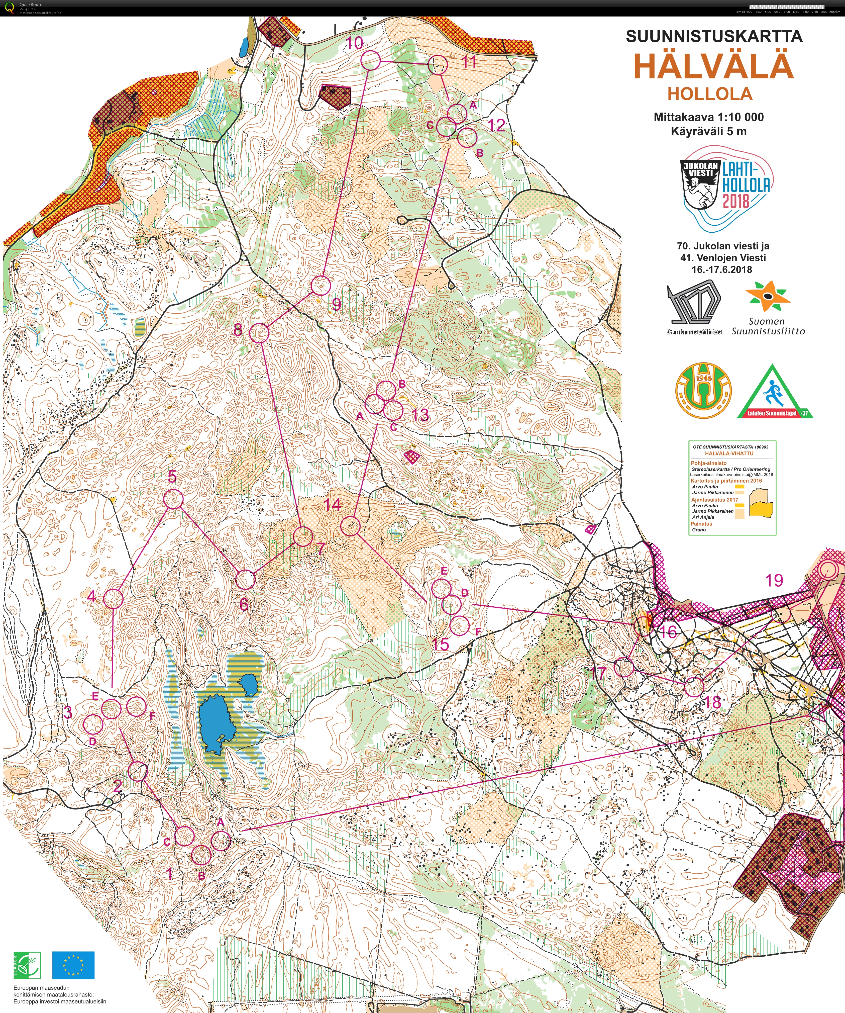 Jukola Hollola 2018 (16/06/2018)