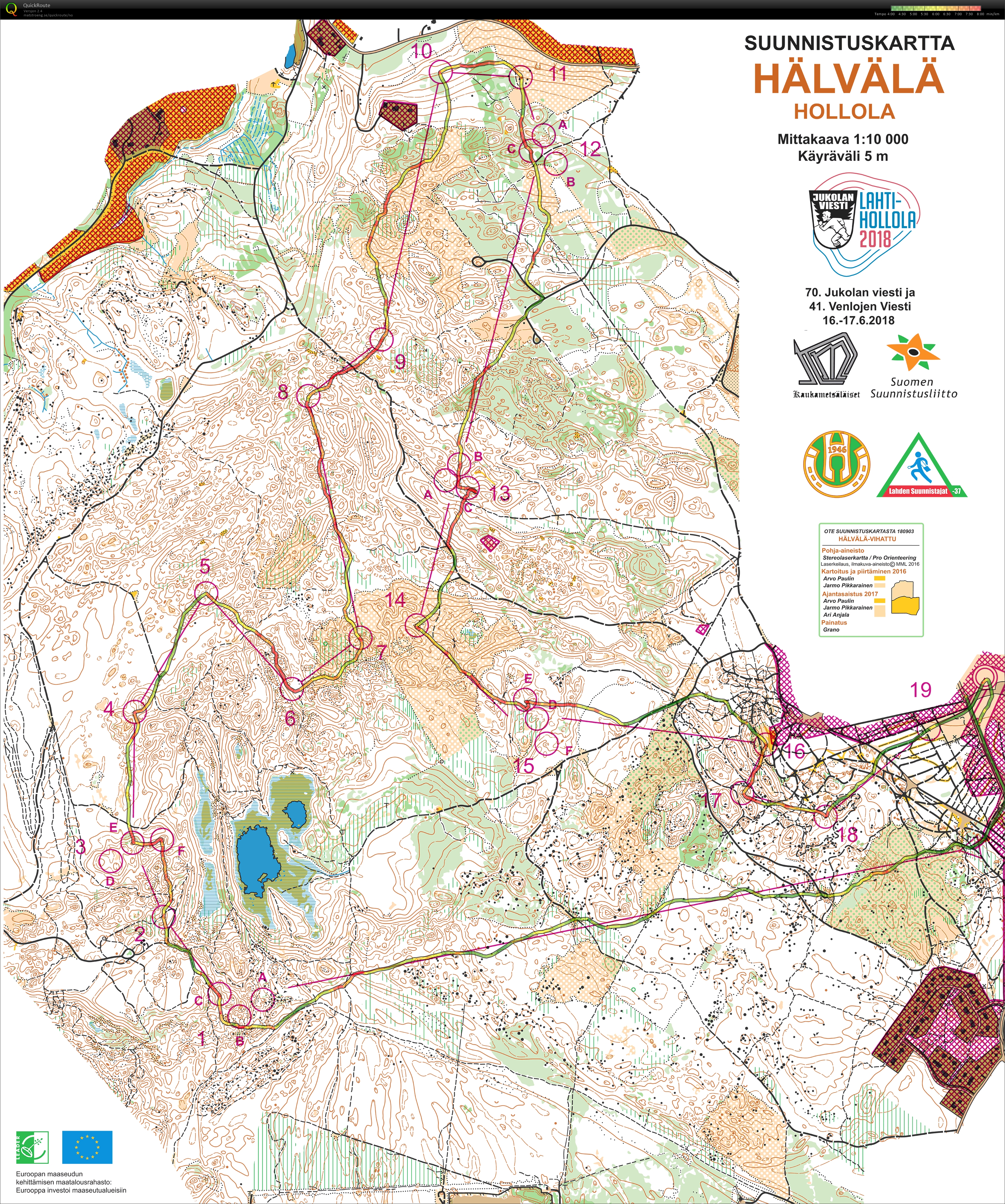 Jukola Hollola 2018 (16-06-2018)