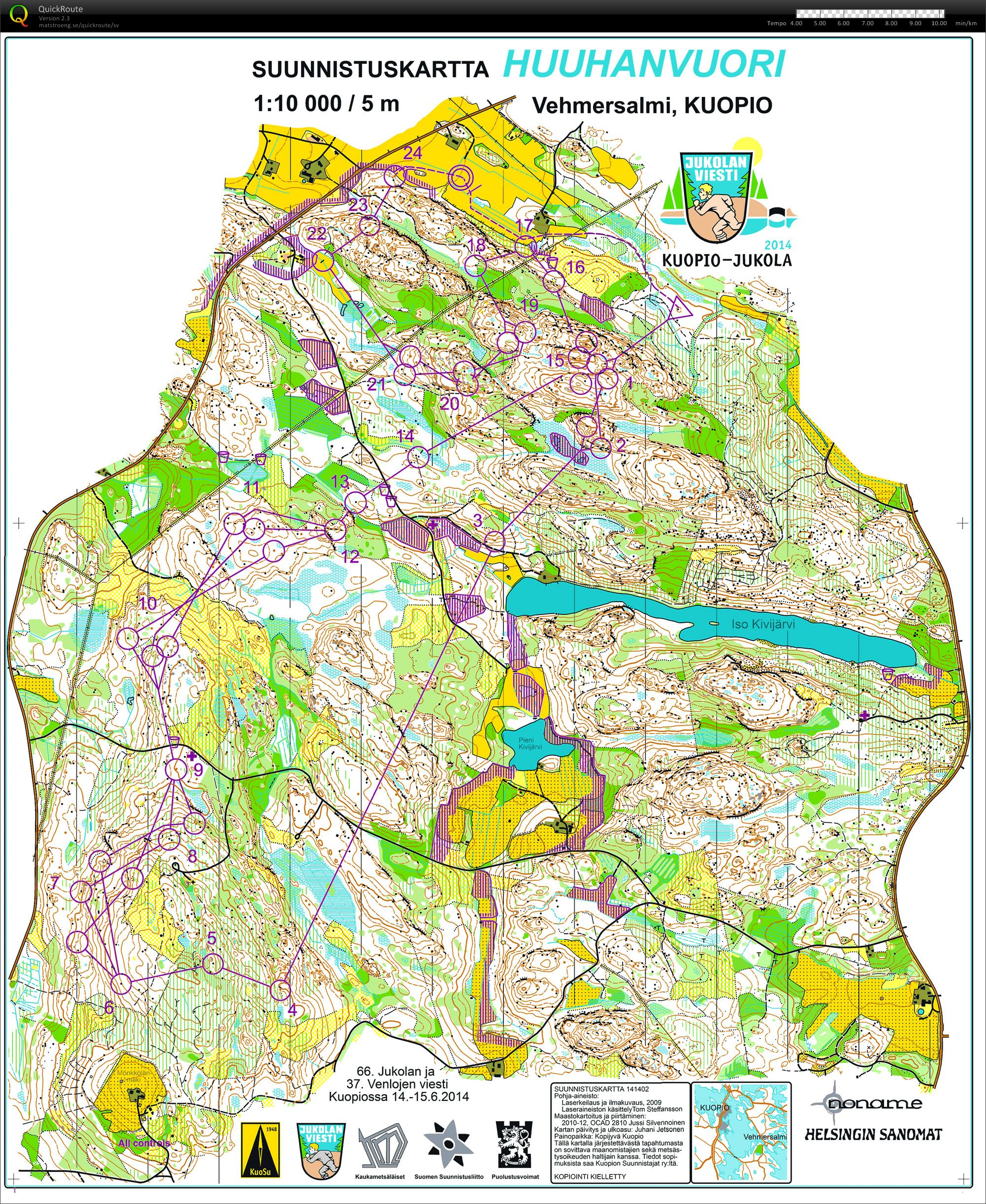 Jukola 3. leg (15/06/2014)