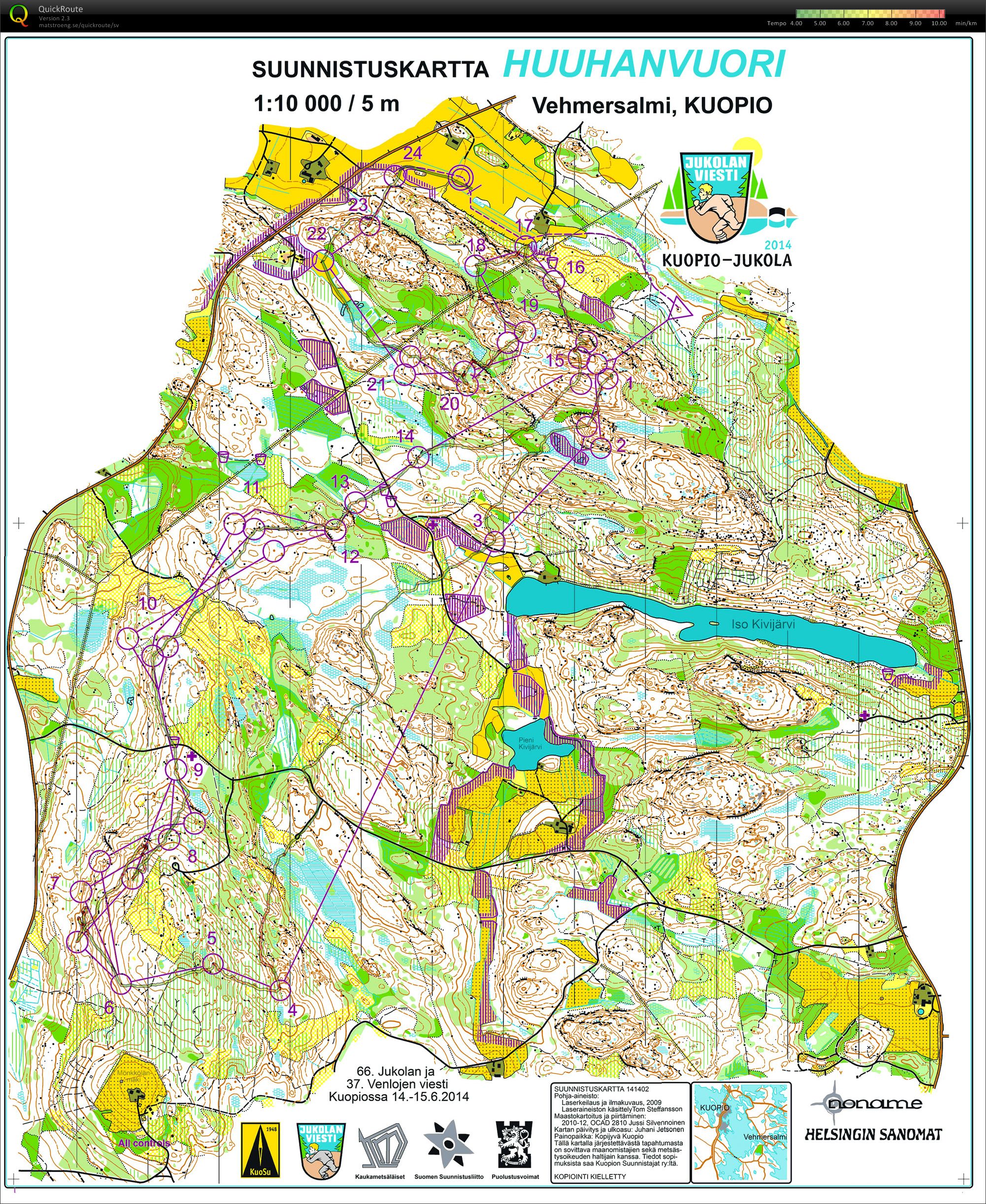 Jukola 3. leg (15.06.2014)